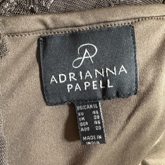 Adrianna Papell Brown Evening Gown - Picture 12 of 17